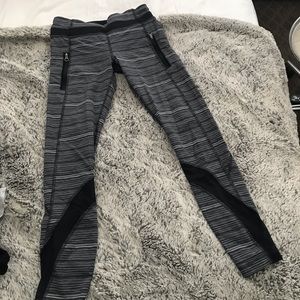 Lululemon Leggings in multi stripe